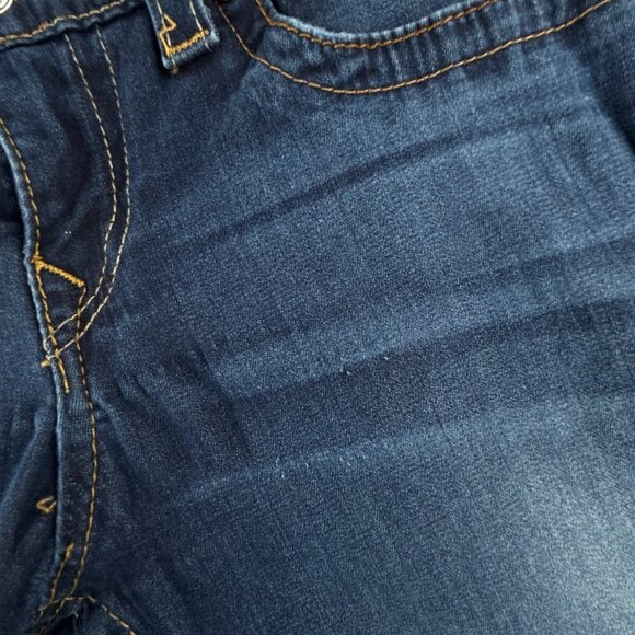 True Religion Jeans 32 (30x29) Casey USA Made Skinny Straight Stretch Blue Denim - Picture 10 of 16